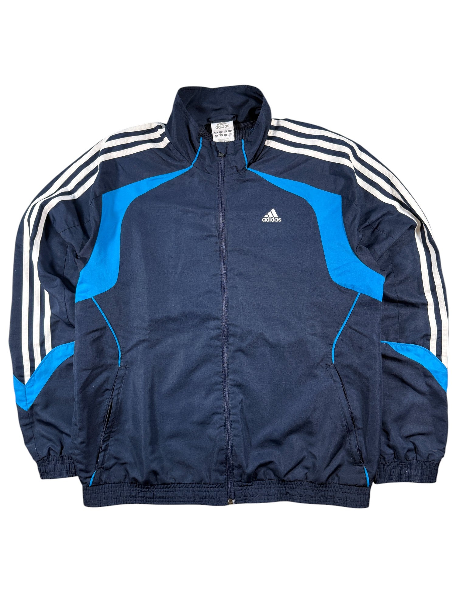 Adidas Vintage Nylon 3Stripes Track Jacket (M) - rareplug